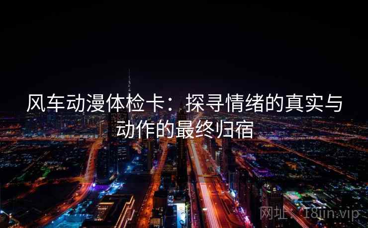 风车动漫体检卡:探寻情绪的真实与动作的最终归宿 风车动漫体检卡:探寻情绪的真实与动作的最终归宿